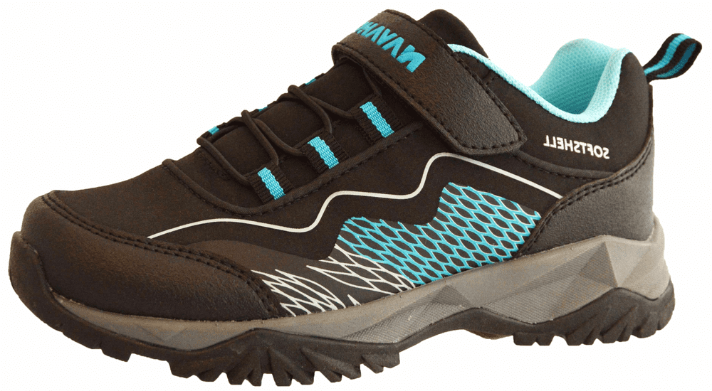 Navaho chlapčenská softshellová outdoorová obuv N75092202 čierna 28